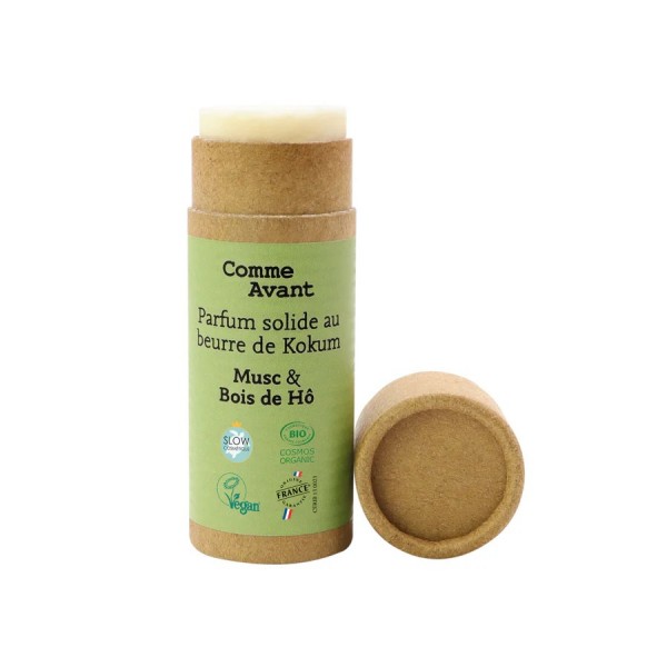 Parfums solides au beurre de Kokum Musc et bois de HÔ