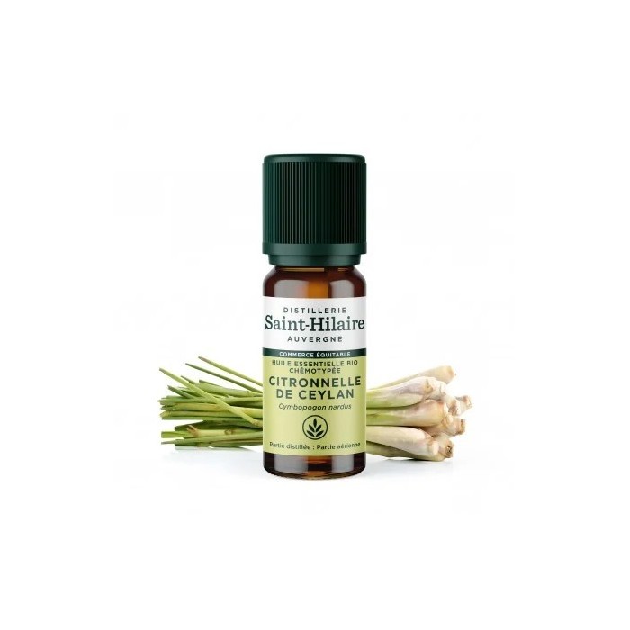 Citronnelle de Ceylan en huile essentielle bio