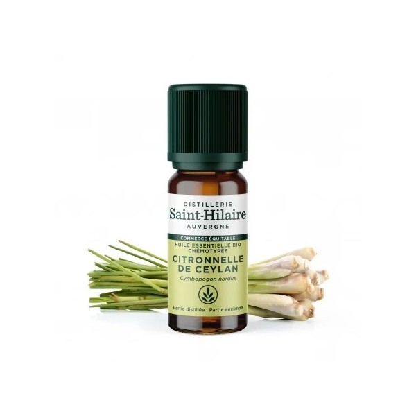 Citronnelle de Ceylan en huile essentielle bio
