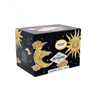 Tisane Nostradamus Bio en infusettes en Coffret métal