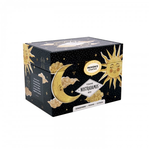 Tisane Nostradamus Bio en infusettes en Coffret métal