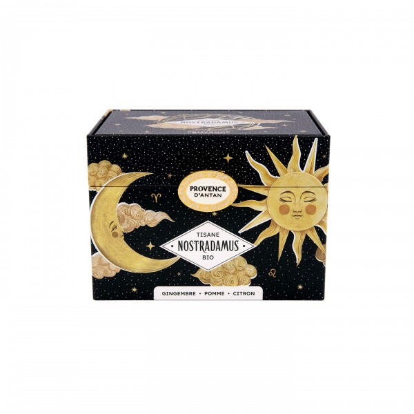 Tisane Nostradamus Bio en infusettes en Coffret métal