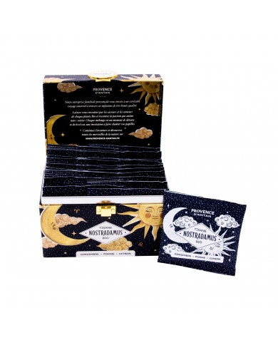 Tisane Nostradamus Bio en infusettes en Coffret métal