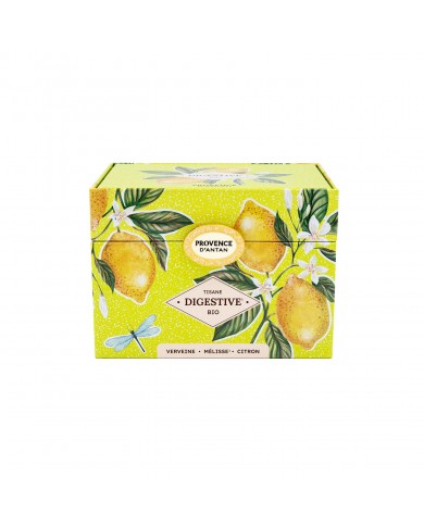 Tisane Digestive Bio en infusettes en coffret métal