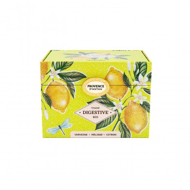 Tisane Digestive Bio en infusettes en coffret métal