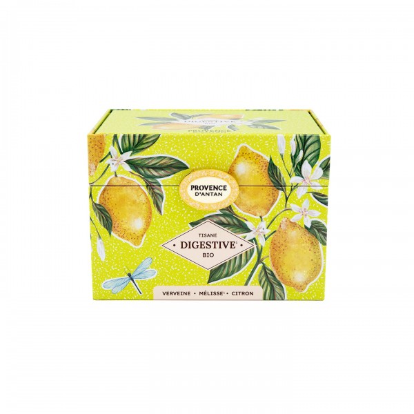 Tisane Digestive Bio en infusettes en coffret métal