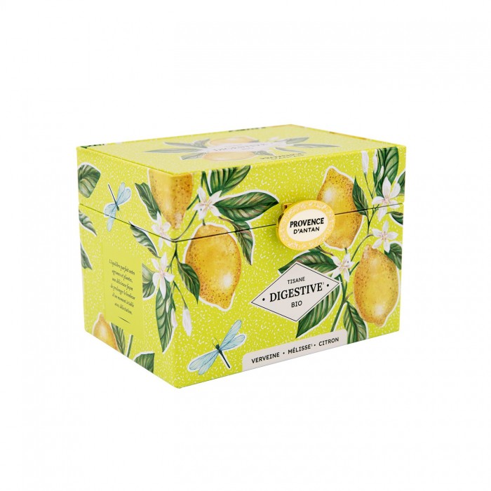 Tisane Digestive Bio en infusettes en coffret métal