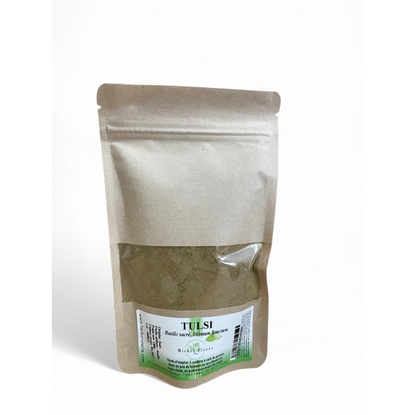 Tulsi (Basilic sacré) en poudre