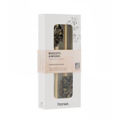 Coffret de 2 bouquets Fleurs des Montagnes à infuser Bio