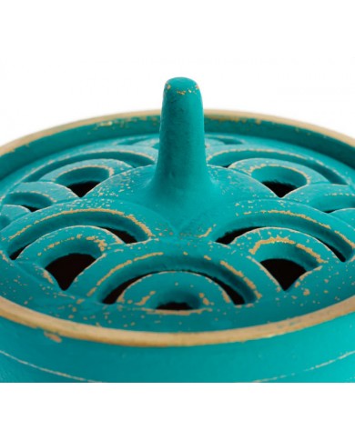 Brûle-parfum bol turquoise
