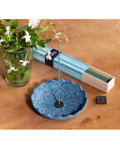 Brûle-parfum Lotus Bleu Clair