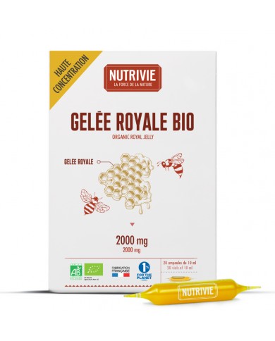 Gelée Royale Bio en ampoules