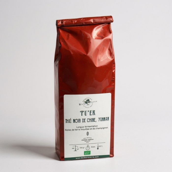 Pu'er-Thé sombre de chine, Yunnan BIO