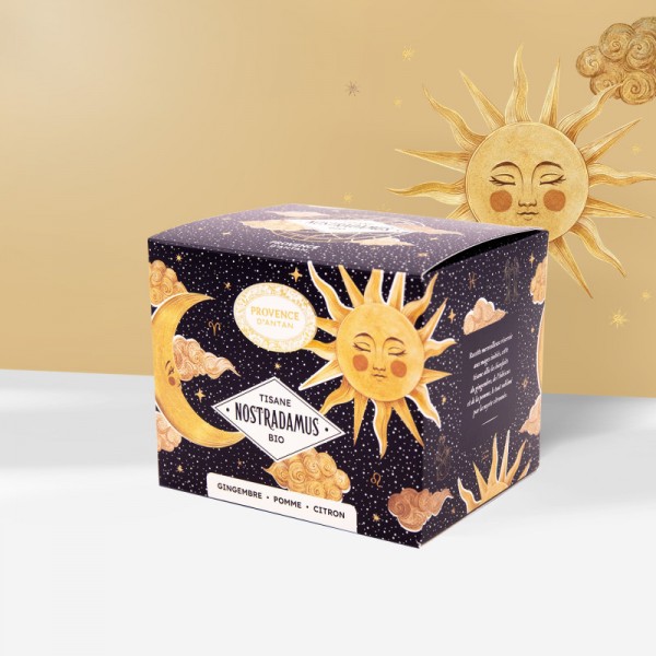 Tisane Nostradamus Bio en infusettes en recharge carton