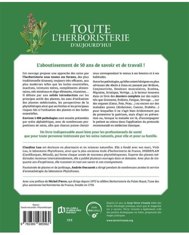 Toute l'herboristerie d'aujourd'hui - 1000 pathologies de A à Z