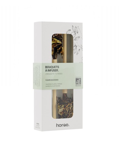 Coffret de 2 bouquets Fleurs sauvages à infuser Bio