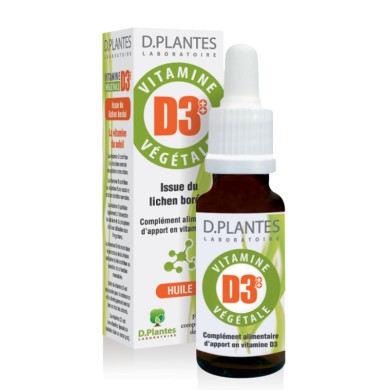 Vitamine D3 400 UI végétale en spray