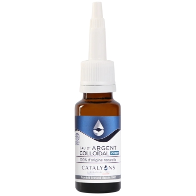 EAU d' ARGENT ionisée (20 ppm) - Gouttes yeux