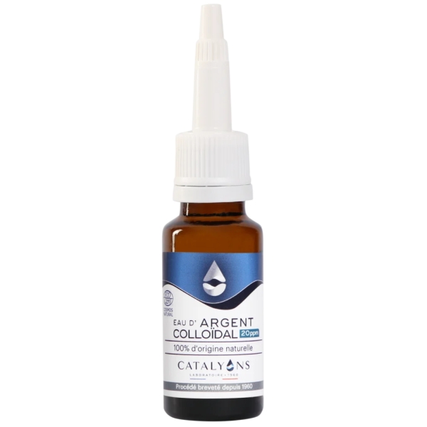 EAU d' ARGENT ionisée (20 ppm) - Gouttes yeux