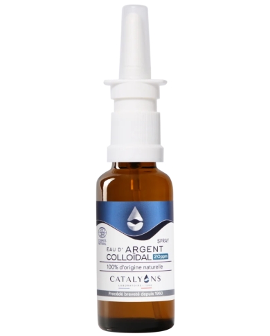 EAU d'ARGENT ionisée (20 ppm) - Spray nasal