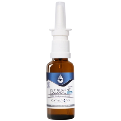 EAU d'ARGENT ionisée (20 ppm) - Spray nasal