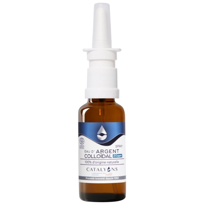 EAU d'ARGENT ionisée (20 ppm) - Spray nasal