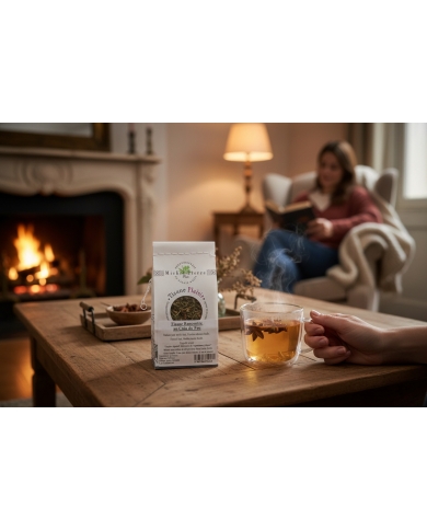 Tisane Rencontre au Coin du Feu – Confort Digestif & Énergie | Michel Pierre | 100g