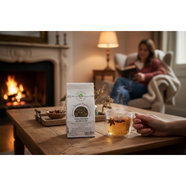 Tisane Rencontre au Coin du Feu – Confort Digestif & Énergie | Michel Pierre | 100g