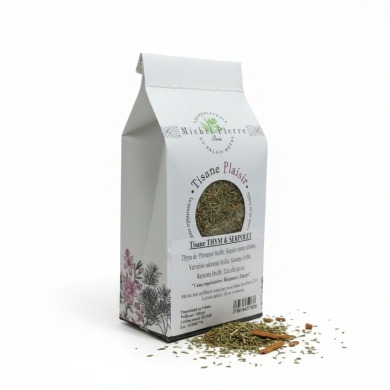 Tisane Thym et Serpolet – Voies Respiratoires & Énergie | Michel Pierre | 100g