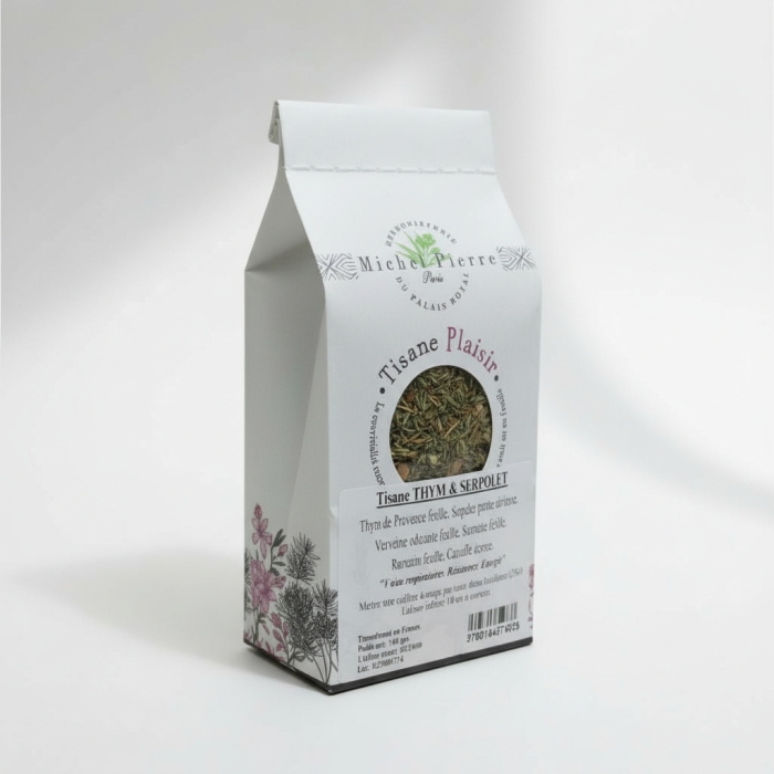 Tisane Thym et Serpolet – Voies Respiratoires & Énergie | Michel Pierre | 100g