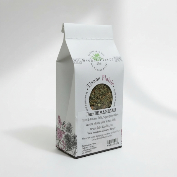 Tisane Thym et Serpolet – Voies Respiratoires & Énergie | Michel Pierre | 100g