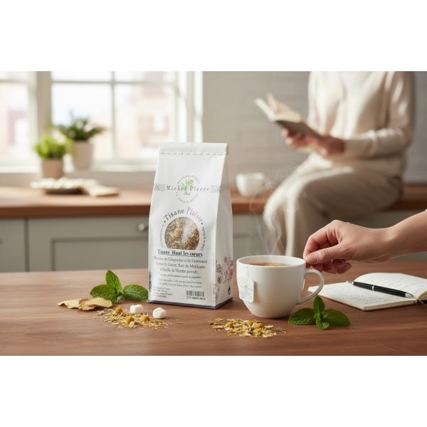 Tisane Haut les Cœurs – Confort Digestif & Nausées | Michel Pierre | 100g