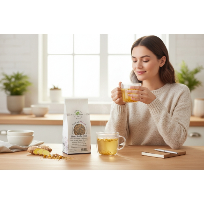 Tisane Haut les Cœurs – Confort Digestif & Nausées | Michel Pierre | 100g