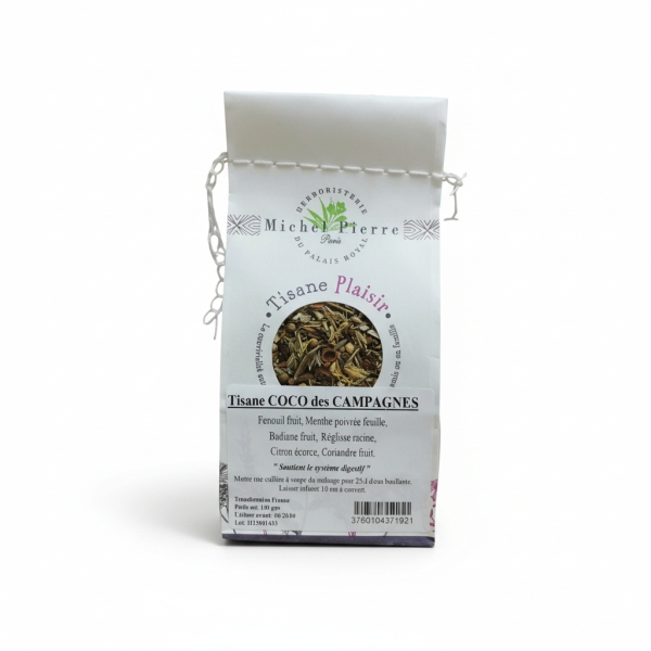 Tisane Coco des Campagnes – Digestion & Légèreté | Michel Pierre | 100g