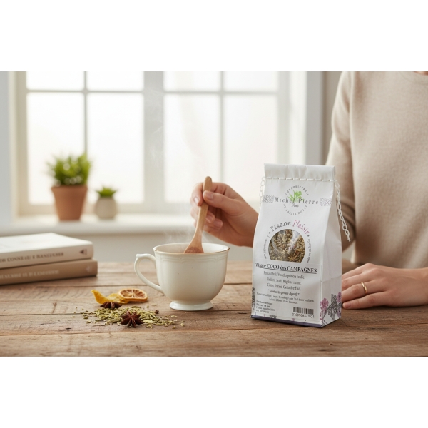 Tisane Coco des Campagnes – Digestion & Légèreté | Michel Pierre | 100g