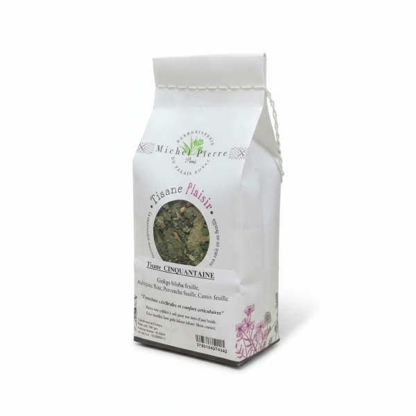Tisane Cinquantaine – Performances Cérébrales & Confort Articulaire |Michel Pierre | 100g