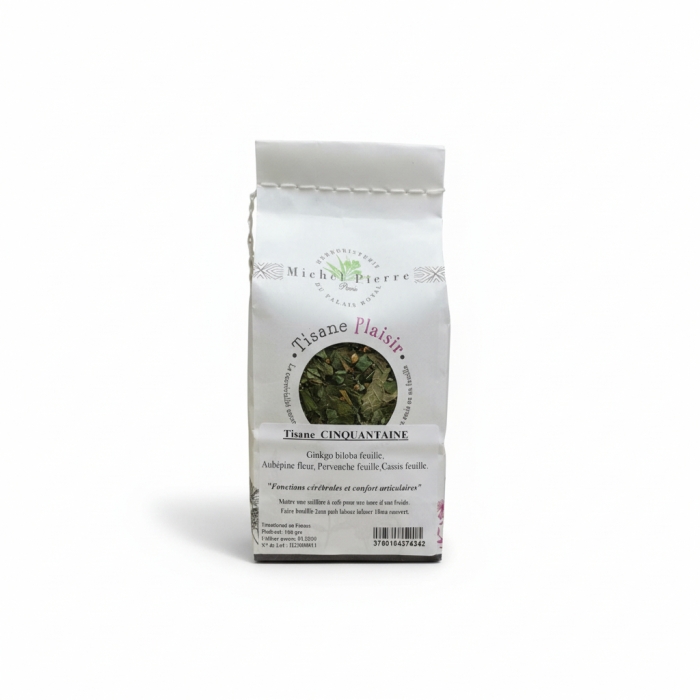 Tisane Cinquantaine – Performances Cérébrales & Confort Articulaire |Michel Pierre | 100g