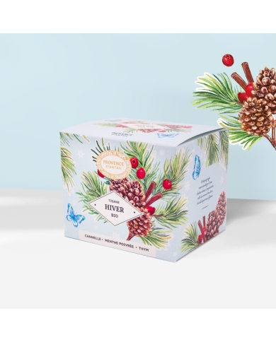 Tisane Hiver Bio en infusettes en recharge carton