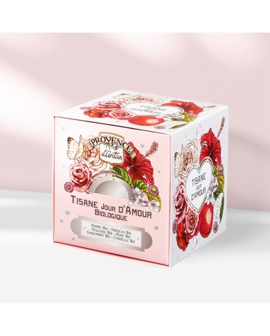 Tisane Jour d'Amour Bio en infusettes en recharge carton