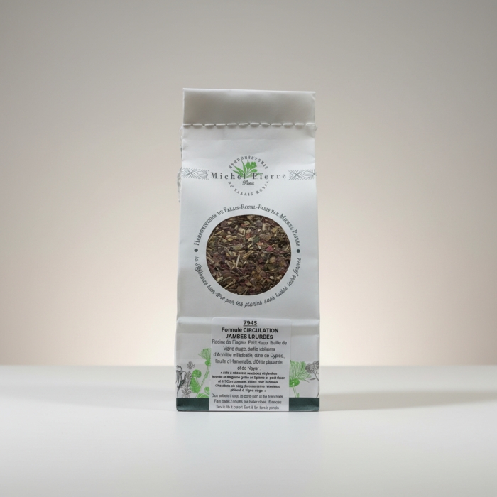Tisane Circulatoire Jambes Lourdes – Mélange de Plantes pour la Légèreté des Jambes et la Circulation
