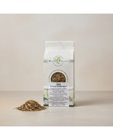 Tisane Bronches 1 – Mélange de Plantes pour les Voies Respiratoires | 100g