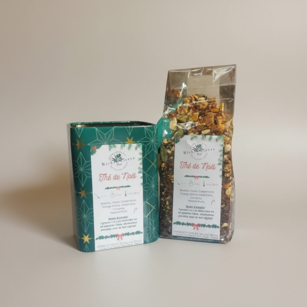 Thé de Noël – Édition Limitée | Rooibos, Cacao & Cardamome | Michel Pierre | 100g