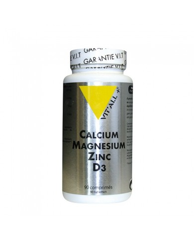 Calcium + Magnésium + Zinc + D3 en comprimés