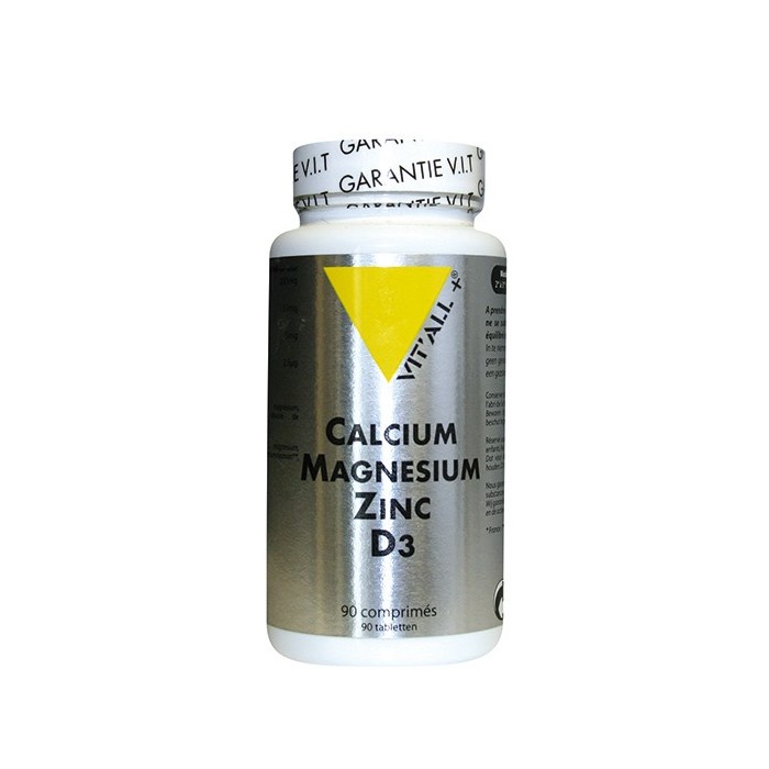 Calcium + Magnésium + Zinc + D3 en comprimés