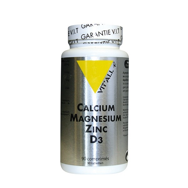 Calcium + Magnésium + Zinc + D3 en comprimés