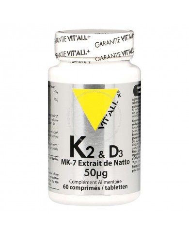 Vitamine K2 + D3 en comprimés