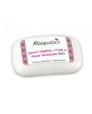 Savon Végétal à l'huile de Rose Musquée Bio