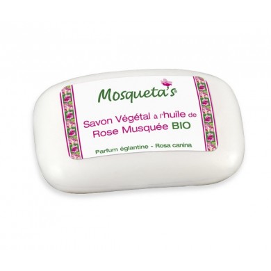 Savon Végétal à l'huile de Rose Musquée Bio